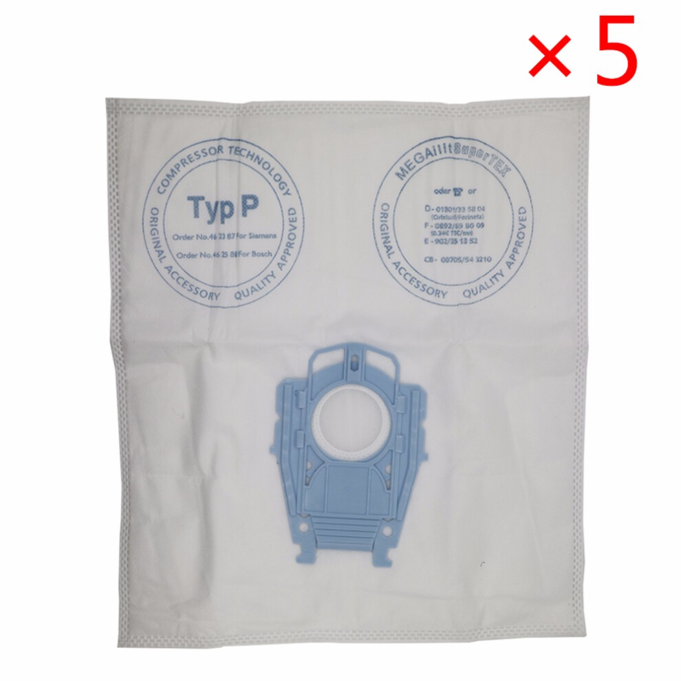 5 pieces vacuum cleaner dust bag suitable for Genuine Bosch Vacuum Cleaner Hoover Dust Bags Type P 468264 461707-image-OPC-PDXZTCH-NEW