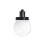 4PCS Luna Globe Fence Solar Power Wall Security Ball Light Decking Patio 3