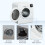 Homcom HOMCOM 6kg Vented Tumble Dryer with 7 Dry Programmers for Small Spaces White 6