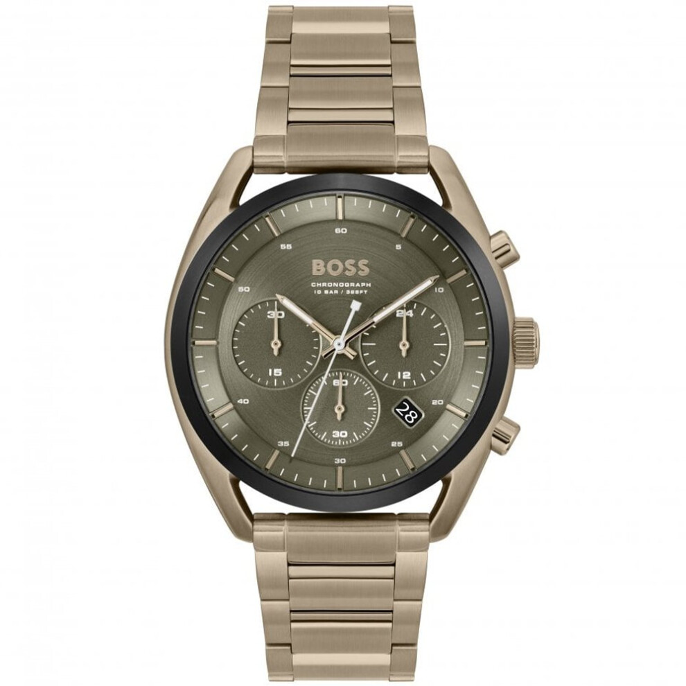 Hugo Boss Men's Gold 1514094 Top Bronze 44Mm Watch - Image 2