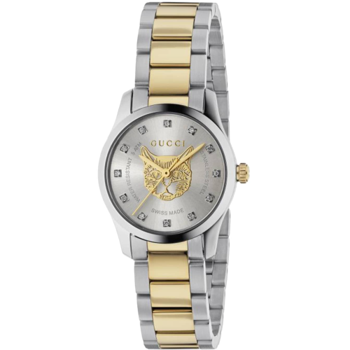 GUCCI Gucci YA1265016 G-Timeless δίχρωμο γυναικείο ρολόι 1