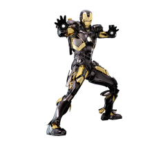Figur Hot Toys MMS741D61 - Marvel Comics - The Avengers - Iron Man Mark VII Black & Gold Version