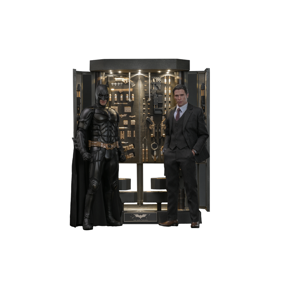 Figure Hot Toys MMS750 - DC Comics - Batman : The Dark Knight - Batman Armory & Bruce Wayne