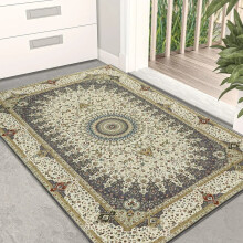 (Grey, 80 x 150 cm (2 ft 6 in x 4 ft 9 in)) Extra Large Area Rugs Traditional Living Room Rug Kitchen Hallway Long Runner & Door Mats