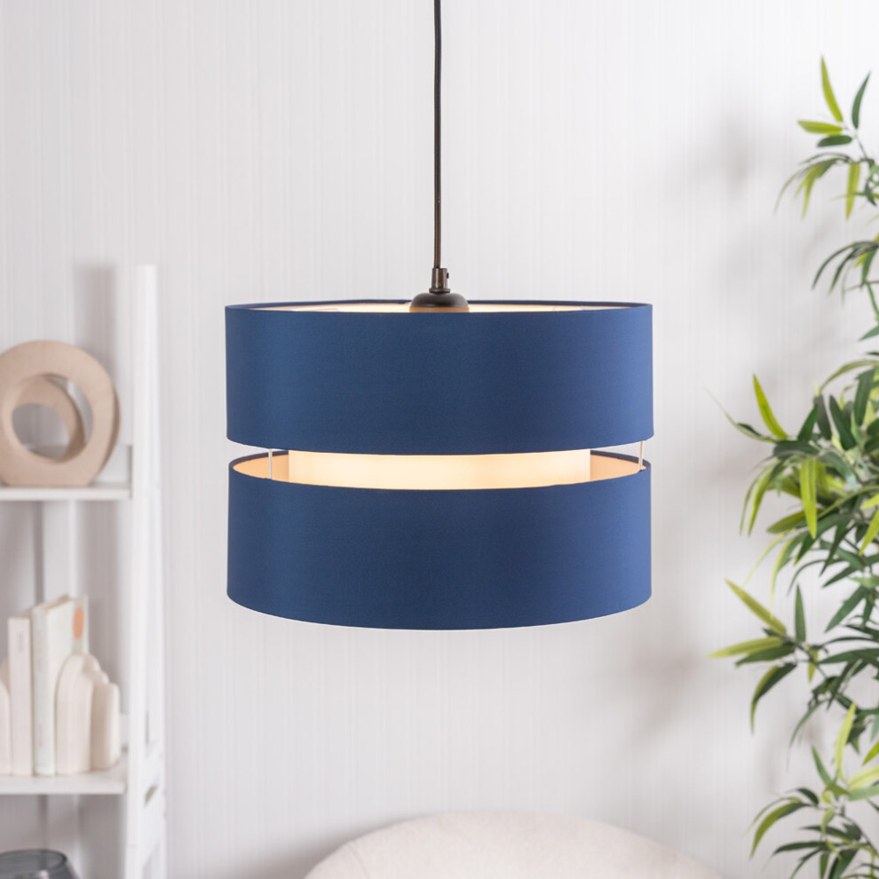 Sophia Navy Easy Fit Large Light Shade