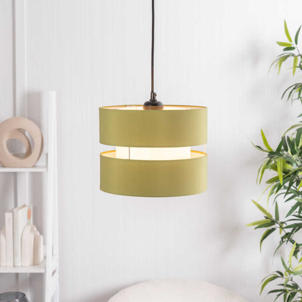 Sophia Olive Green Easy Fit Small Light Shade