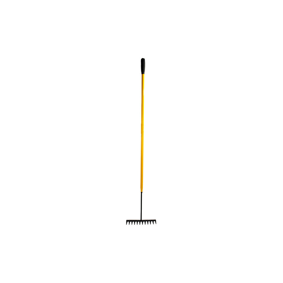 JCB  JCBGR01 12 Teeth Garden Rake, 150cm x 30cm Head, Tubular Steel