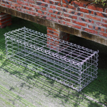 (100 x 30 x 30 cm) Gabion Stone Basket Retaining Wall Wire Cage Fench privacy Galvanized Patio Cage