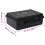VidaXL (47 x 36 x 18 cm) vidaXL Portable Flight Case Black PP Tool Box Protective Hard Case Carry Case 8