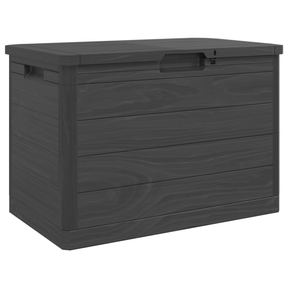 (anthracite) vidaXL Garden Storage Box Outdoor Cabinet Tool Chest Patio Tool Organiser