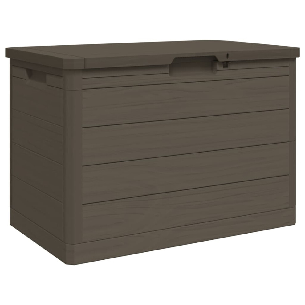 (brown) vidaXL Garden Storage Box Outdoor Cabinet Tool Chest Patio Tool Organiser