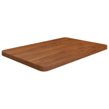 (dark brown, 60 x 40 x 2.5 cm) vidaXL Bathroom Countertop Treated Desktop Replacement Top Tabletop Solid Wood