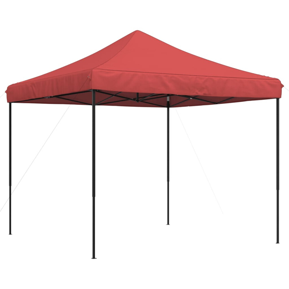 (burgundy, without sidewall) vidaXL Foldable Tent Canopy Patio Pavilion Gazebo Pop up Tent Marquee Canopy