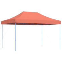 (terracotta, without sidewall) vidaXL Foldable Tent Pop-up Outdoor Party Tent Garden Gazebo Canopy Shelter