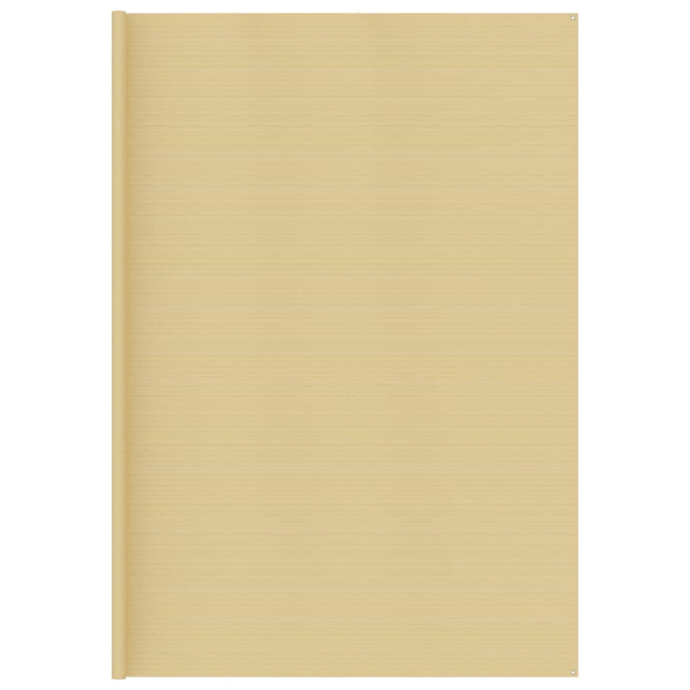 Vidaxl (Beige, 400 X 800 Cm) Tent Carpet Outdoor Camping Hiking Rug Patio Accessory Picnic Tent
