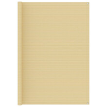 (beige, 250 x 200 cm) vidaXL Tent Carpet Outdoor Camping Hiking Rug Patio Accessory Picnic Tent