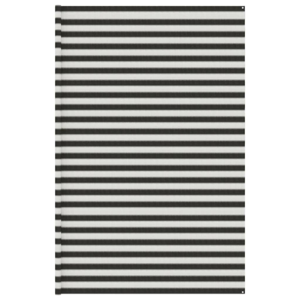 Vidaxl (Anthracite And White, 400 X 800 Cm) Tent Carpet Outdoor Camping Hiking Rug Patio Accessory Picnic Tent