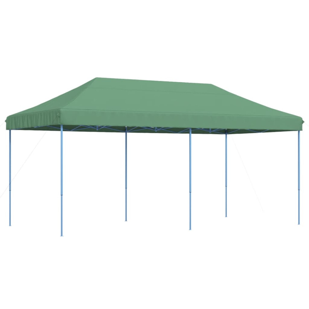 (green, without sidewall) vidaXL Foldable Tent Pop-Up with 4 Side Walls Outdoor Pavilion Multi Colours