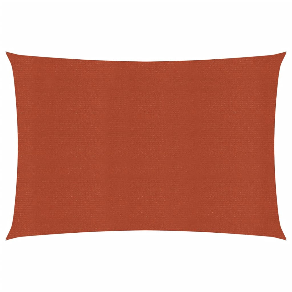 (terracotta, 3.5 x 4.5 m) vidaXL Sunshade Sail Canopy Screen Balcony Awning Canopy HDPE Rectangular