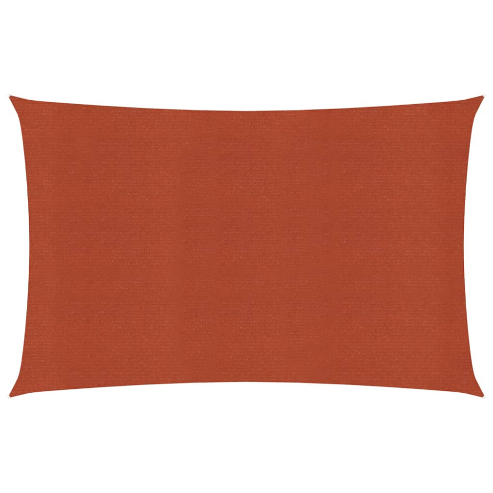 Vidaxl (Terracotta, 5 X 6 M) Sunshade Sail Canopy Screen Balcony Awning Canopy Hdpe Rectangular