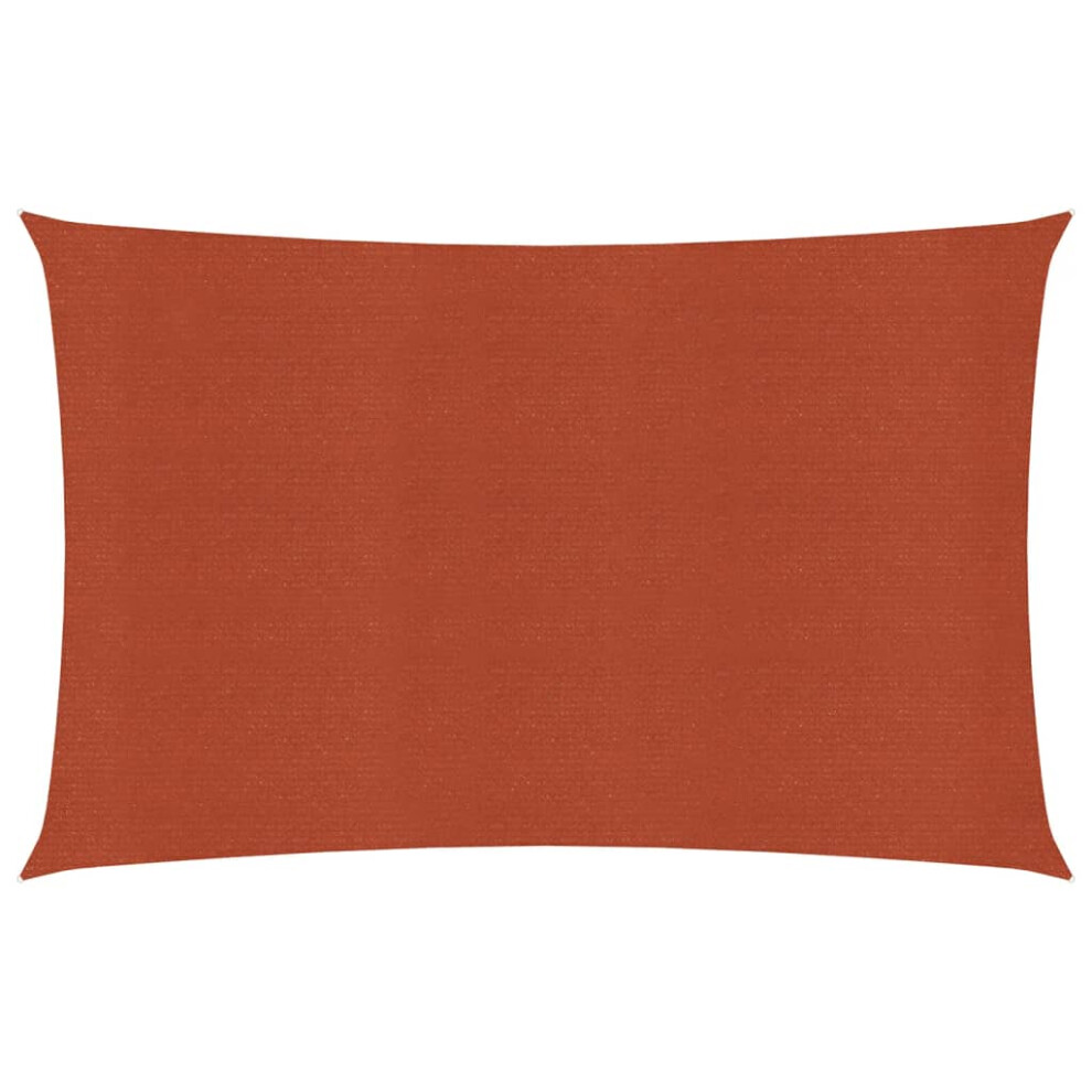 Vidaxl (Terracotta, 3.5 X 5 M) Sunshade Sail Canopy Screen Balcony Awning Canopy Hdpe Rectangular
