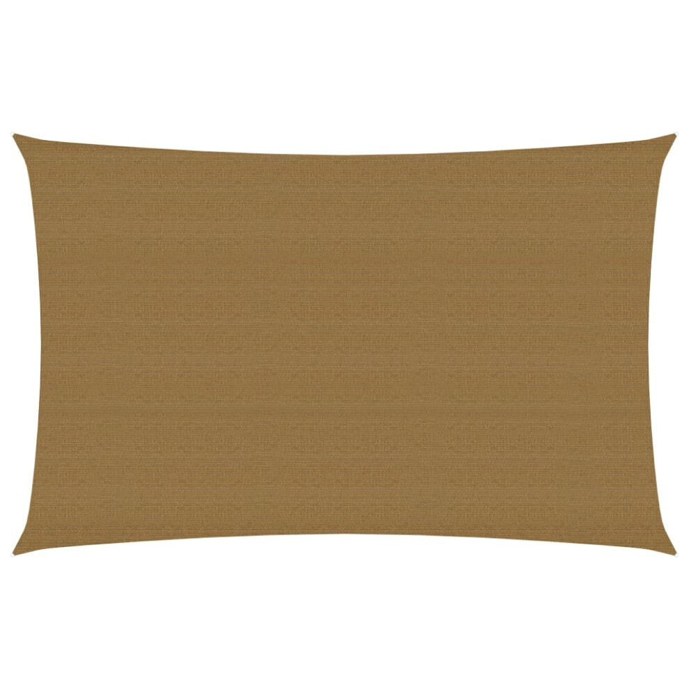 (taupe, 5 x 7 m) vidaXL Sunshade Sail Canopy Screen Balcony Awning Canopy HDPE Rectangular
