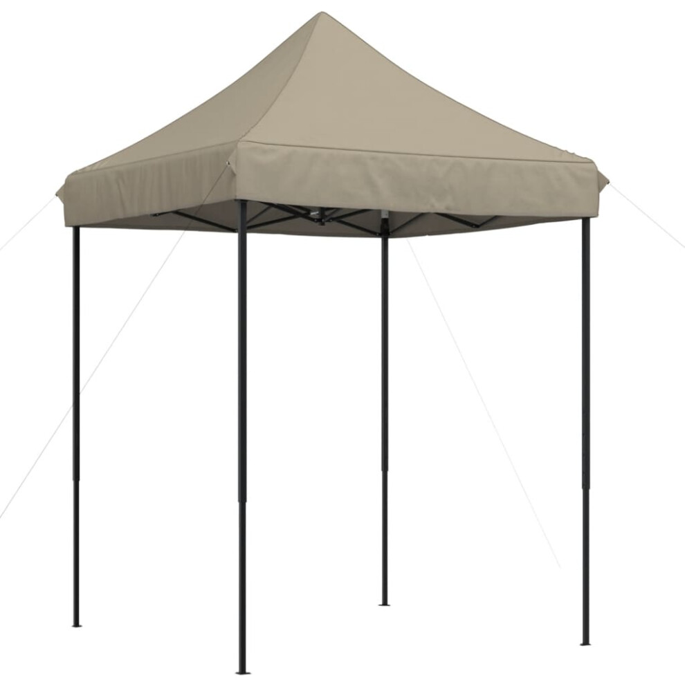 (taupe, without sidewall) vidaXL Professional Folding Party Tent Steel 2x2m Outdoor Canopy Multi Colours