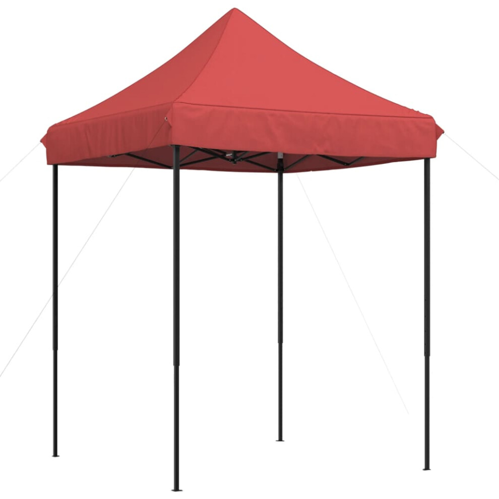 (burgundy, without sidewall) vidaXL Professional Folding Party Tent Steel 2x2m Outdoor Canopy Multi Colours