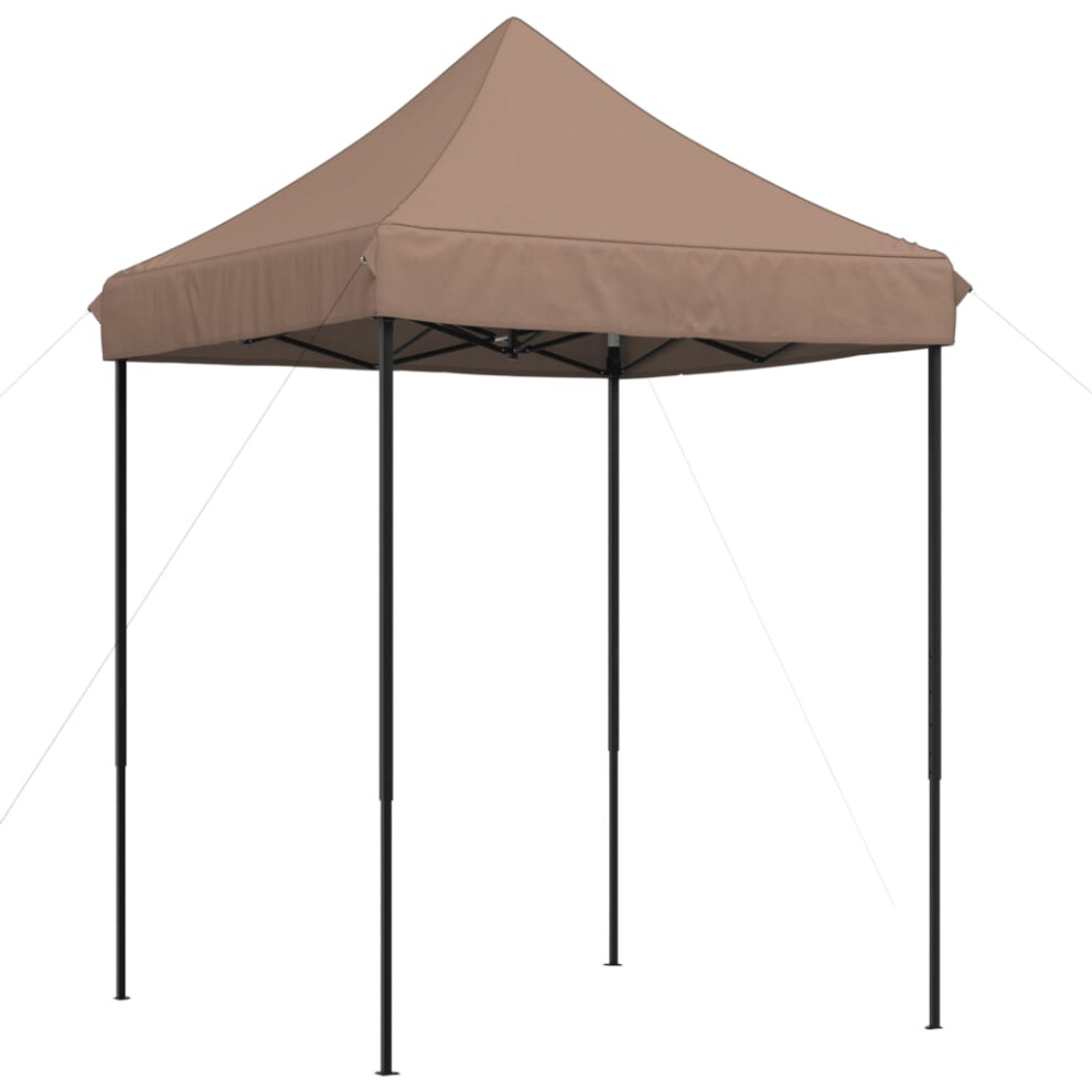 (brown, without sidewall) vidaXL Professional Folding Party Tent Steel 2x2m Outdoor Canopy Multi Colours