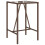 VidaXL vidaXL Garten-Bartisch Braun 70x70x110 cm Poly Rattan 1