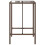 VidaXL vidaXL Garten-Bartisch Braun 70x70x110 cm Poly Rattan 6