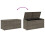 VidaXL vidaXL Gartentruhe Grau 283L Poly Rattan 7