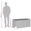 VidaXL vidaXL Gartentruhe mit Rollen Grau 283L Poly Rattan 4