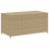 VidaXL vidaXL Gartentruhe Beige 190L Poly Rattan 2