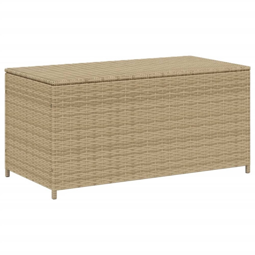VidaXL vidaXL Gartentruhe Beige 190L Poly Rattan 1