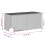VidaXL vidaXL Gartentruhe mit Rollen Grau 283L Poly Rattan 11