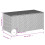 VidaXL vidaXL Gartentruhe mit Rollen Braun 190L Poly Rattan 11