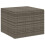 VidaXL vidaXL Gartentruhe Grau 291L Poly Rattan 1