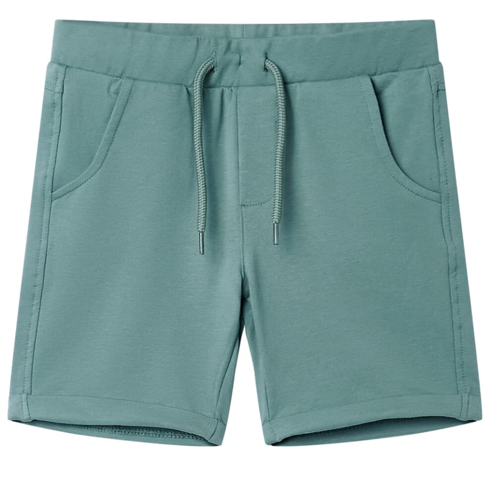New Vidaxl Boys (Petrol, 92 (1.5-2Y)) Kids' Shorts With Drawstring Children's Pants Kids Elasticated Waist Shorts Not,Specified