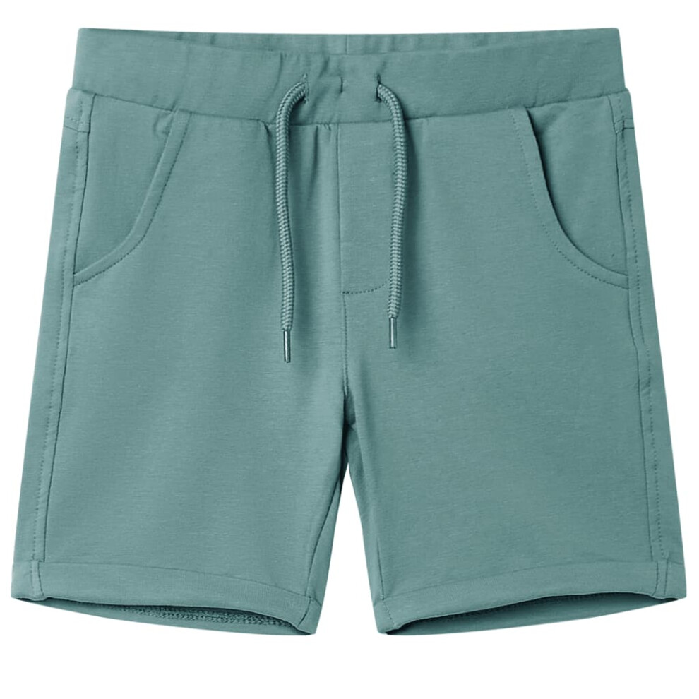 (petrol, 104 (3-4y)) Kids' Shorts with Drawstring Children's Pants Kids Elasticated Waist Shorts