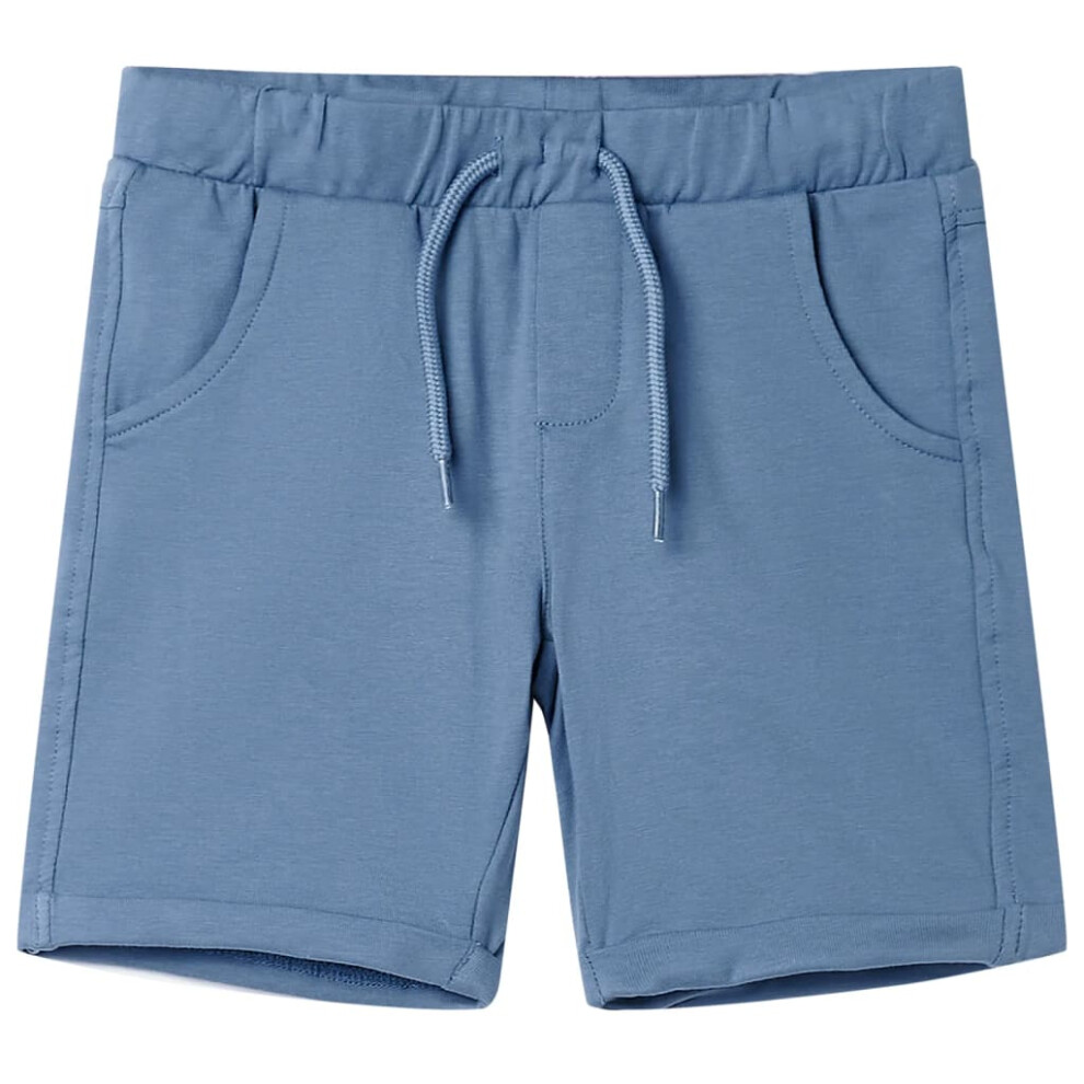 (blue, 92 (1.5-2y)) Kids' Shorts with Drawstring Children's Pants Kids Elasticated Waist Shorts