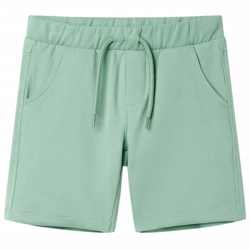 (khaki, 92 (1.5-2y)) Kids' Shorts with Drawstring Children's Pants Kids Elasticated Waist Shorts