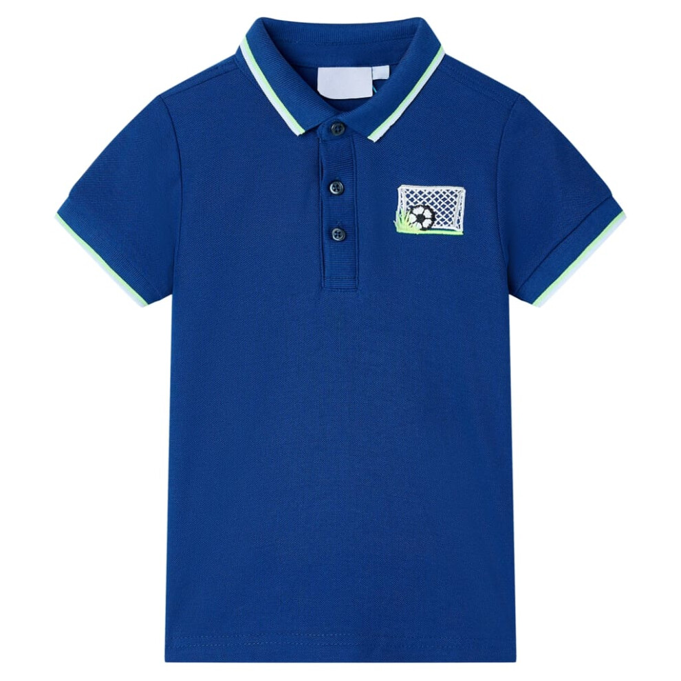 (blue, 140 (9-10y)) Kids' Polo Shirt School Children's T Shirts Plain Summer Tank Top and Tees