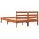VidaXL (150 x 200 cm) vidaXL Bed Frame Bedroom Bedstead Bed Base Mattress Foundation Solid Wood Pine 6