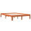 VidaXL (140 x 190 cm) vidaXL Bed Frame Bed Base Bedstead Wax Brown 90x190 cm Single Solid Wood Pine 6