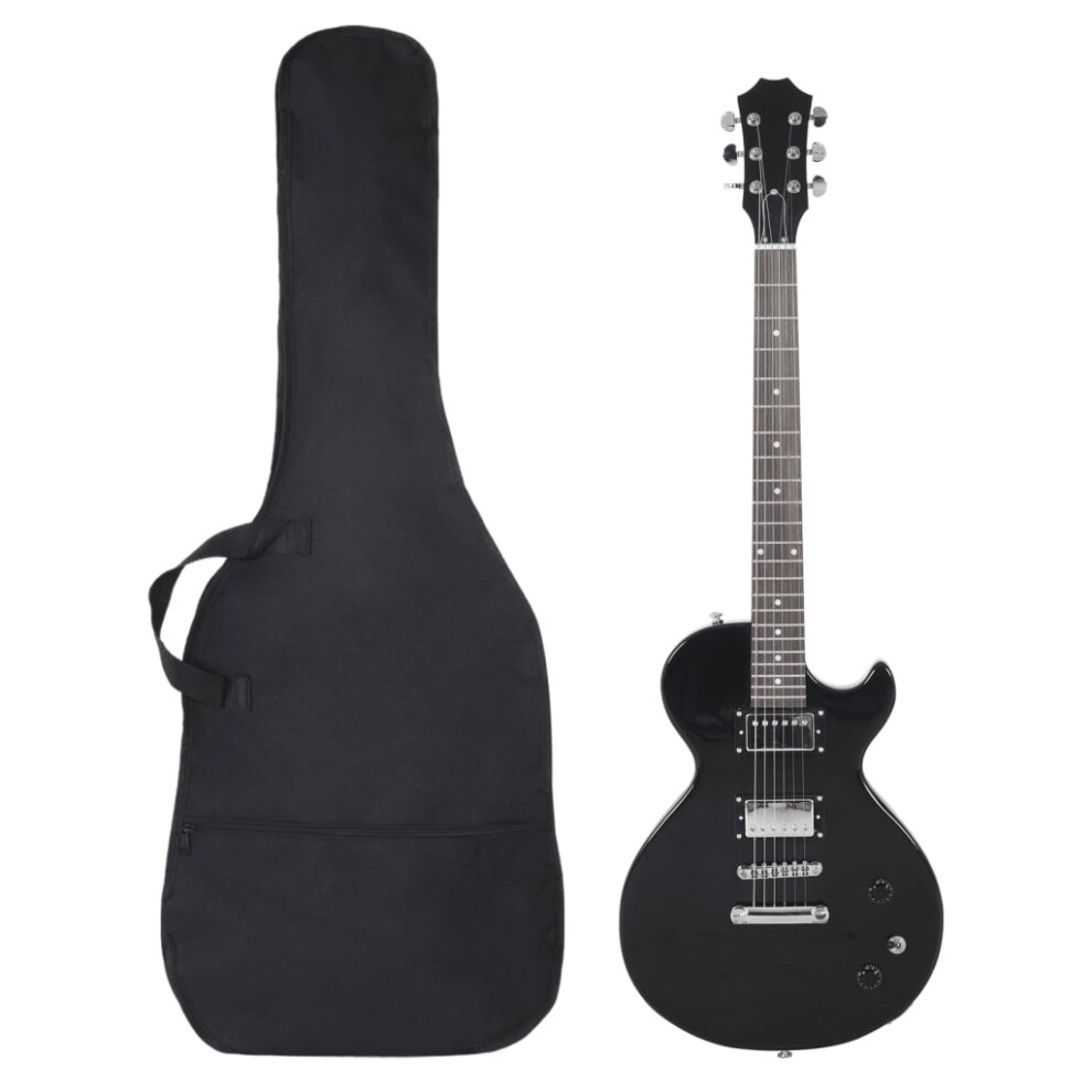 (black, 100 x 34 cm) vidaXL Electric Guitar for Beginner with Bag Acoustic Guitar Brown and Black