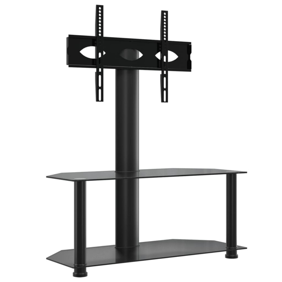 (black, 90 x 40 x 101 cm) vidaXL Corner TV Stand for 32-70 Inch Universal Cantilever TV Floor Stand