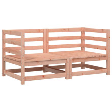(natural douglas, corner sofa (2 pcs)) vidaXL Garden Lounge Set Outdoor Lounge Set Corner Sofa Couch Solid Pinewood