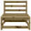VidaXL vidaXL Gartensofa 3-Sitzer Kiefernholz Imprägniert 6