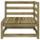 VidaXL vidaXL Gartensofa 3-Sitzer Kiefernholz Imprägniert 8